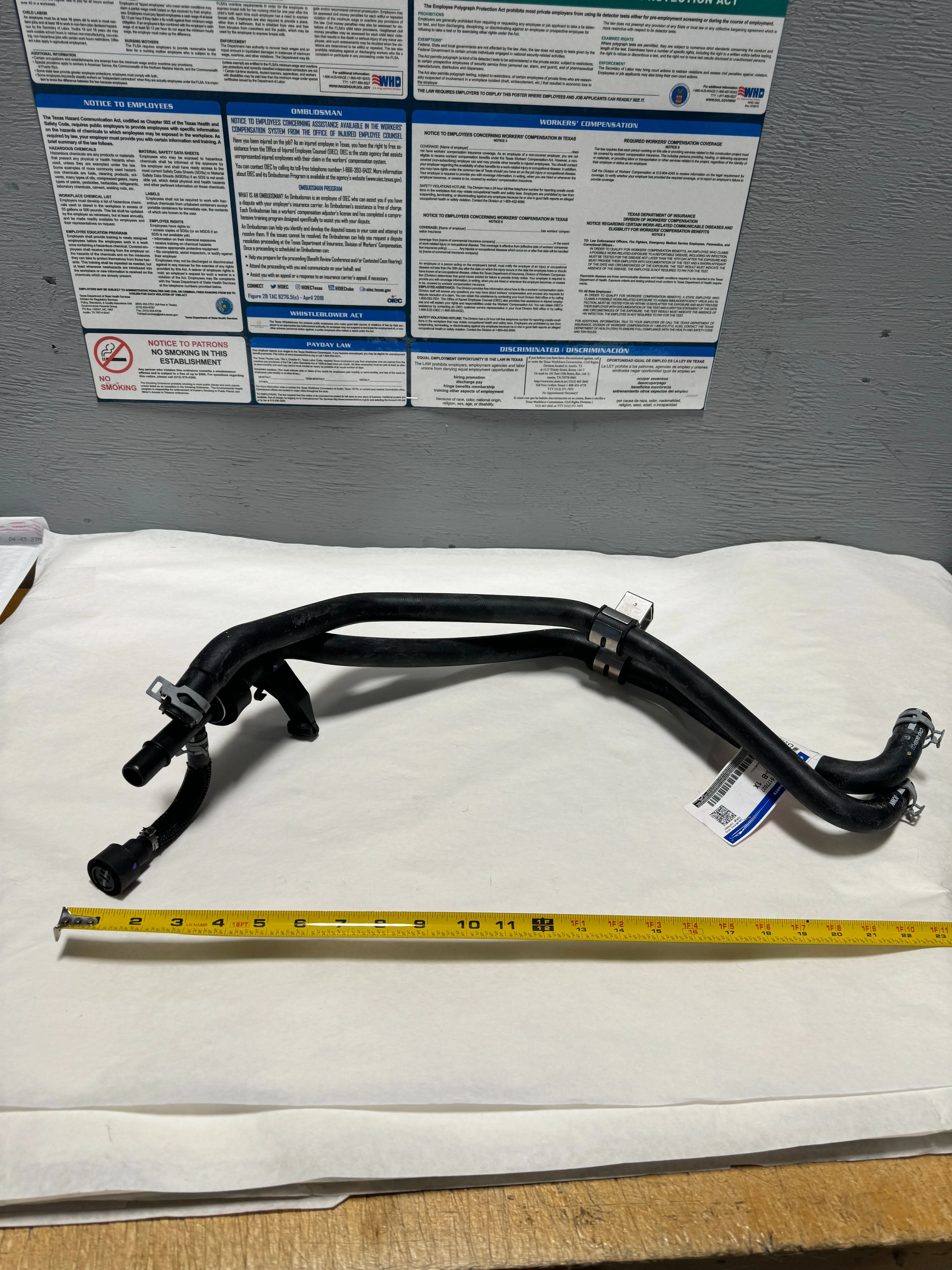 2010-2014 Ford Edge 2.0H Dual Heater Hose Assembly OEM New