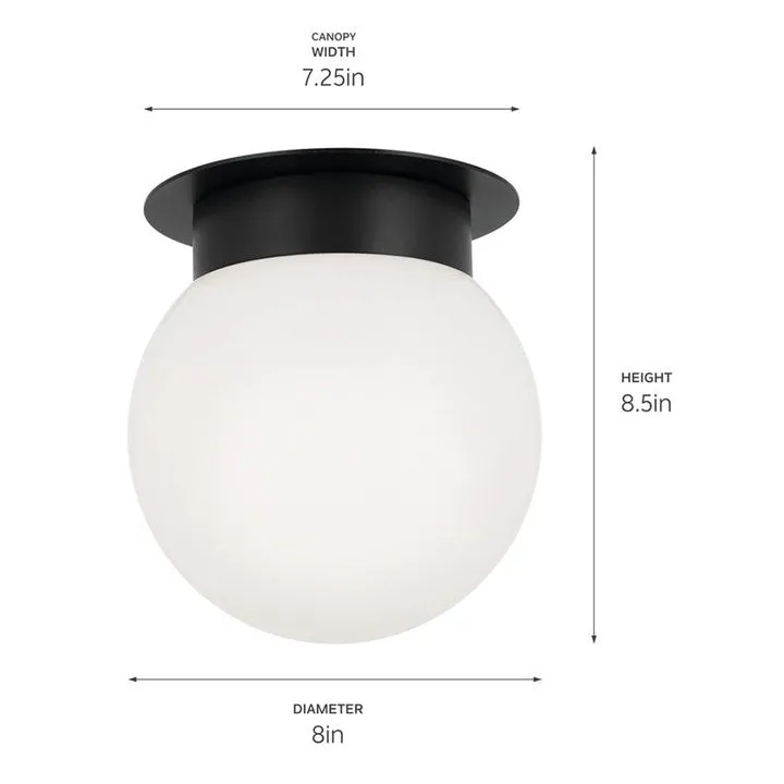 Albers 8.0" 1-Light Flush Mount
