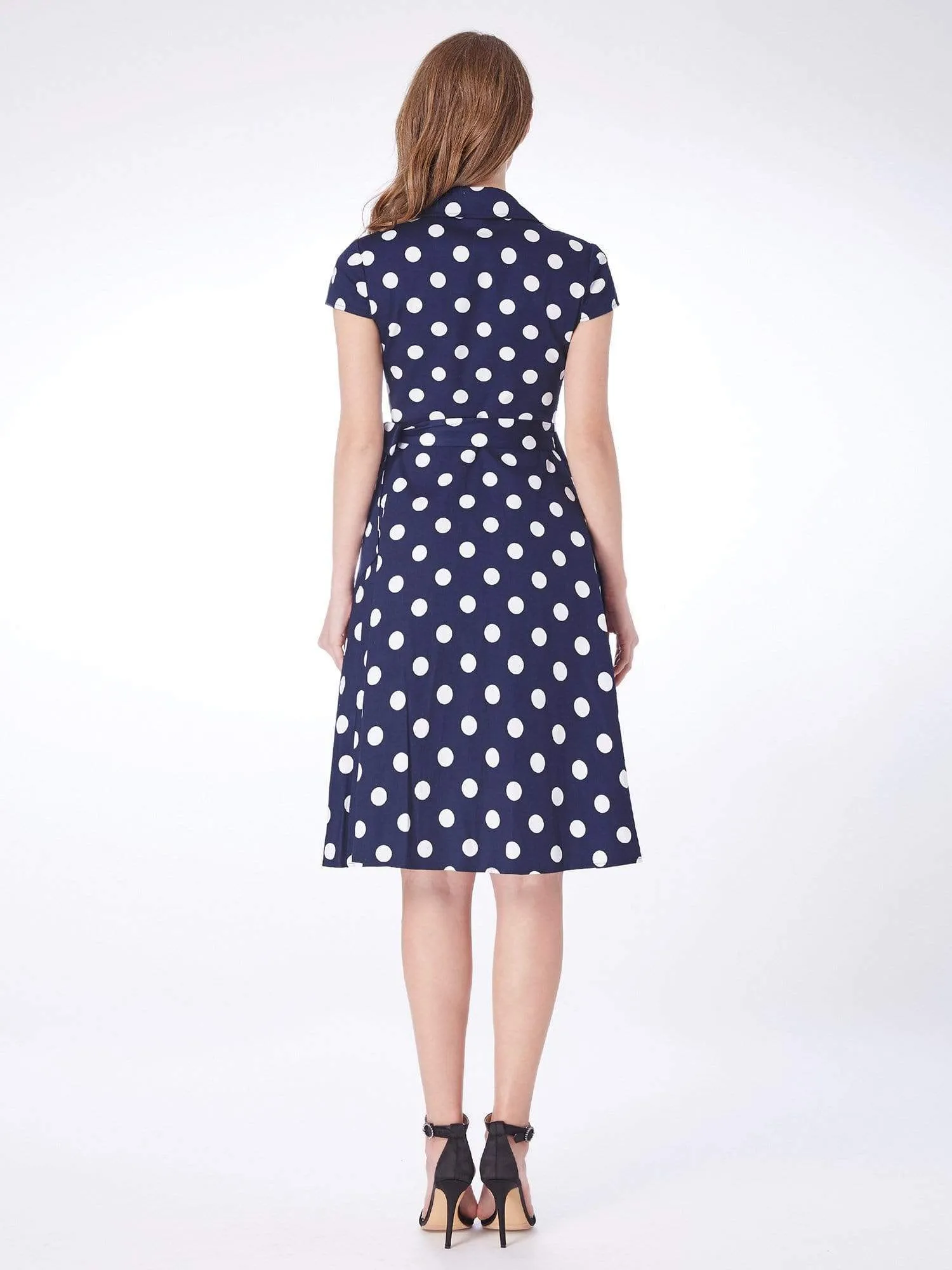 Alisa Pan Retro Polka Dot Wrap Dress