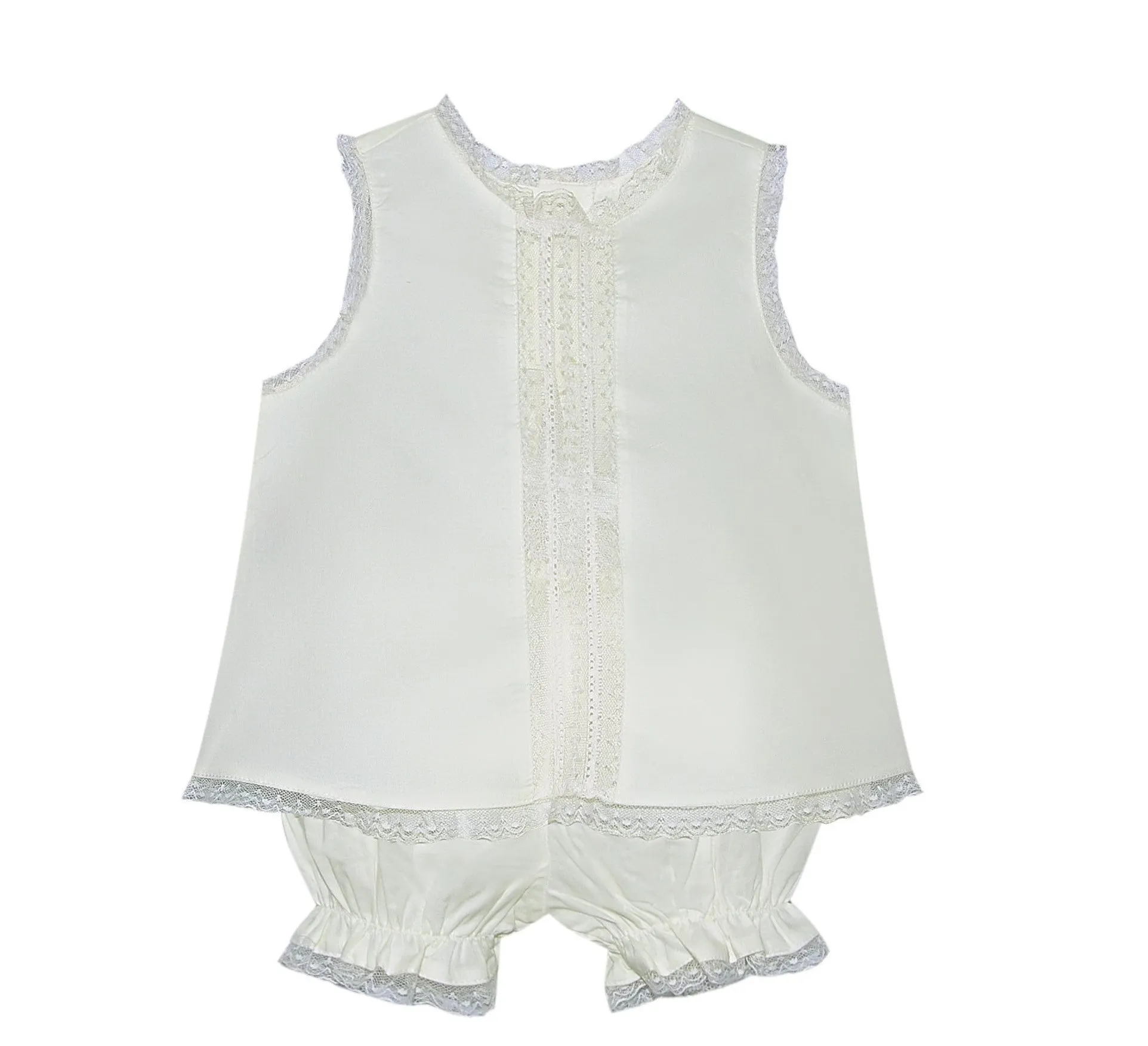 Anna Bloomer Set Girl - Floral Lace - Elastic Waist