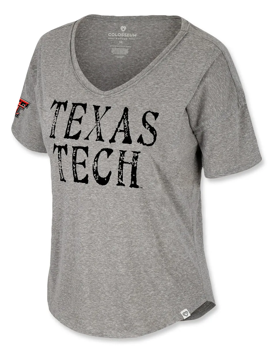 *Arena Texas Tech "Smilers Wear A Crown" V-Neck T-Shirt