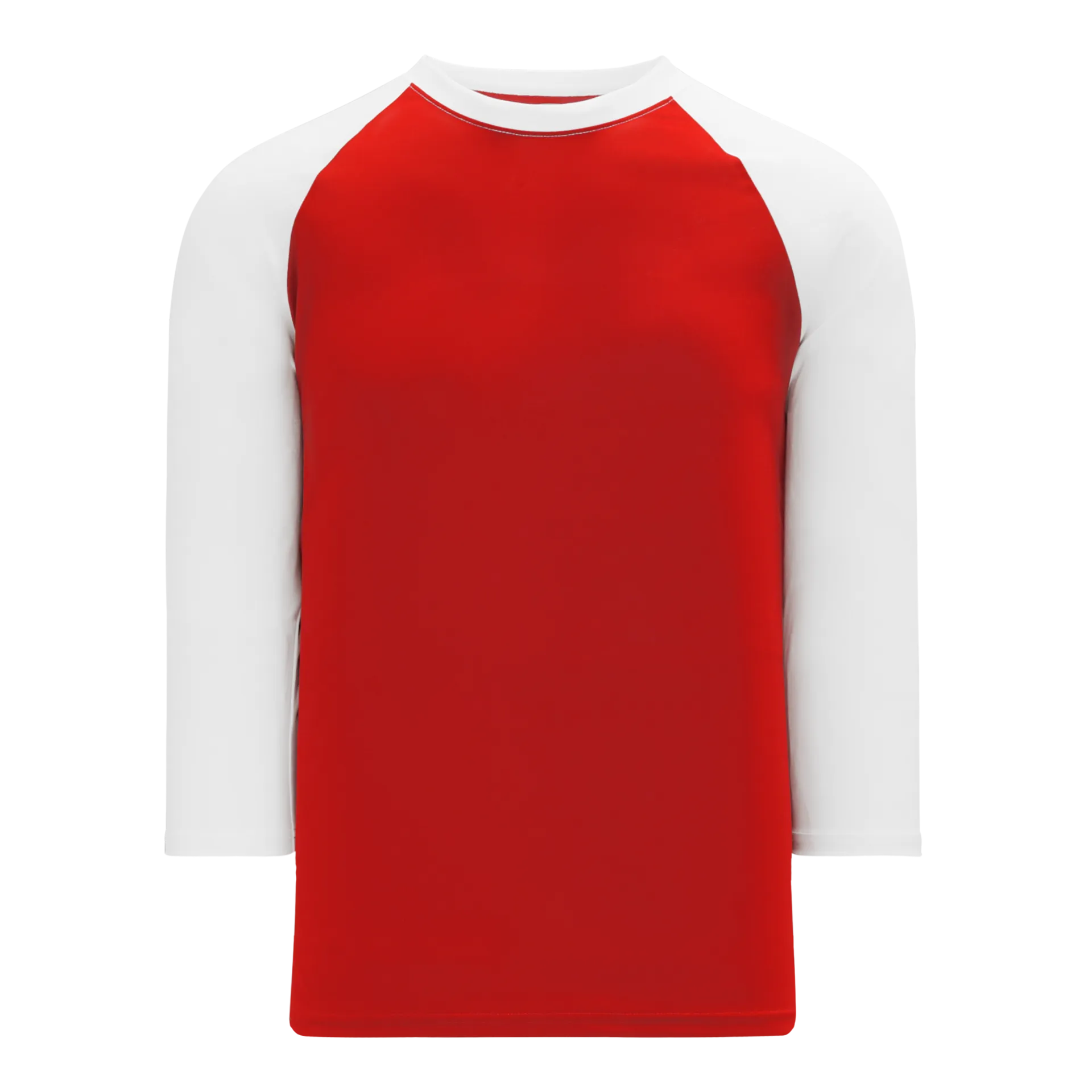 Athletic Knit (AK) BA1846A-208 Adult Red/White Pullover Baseball Jersey
