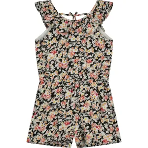black floral kathy romper