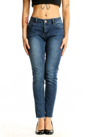 Blue Slim Fit Stretch Denim Jeans