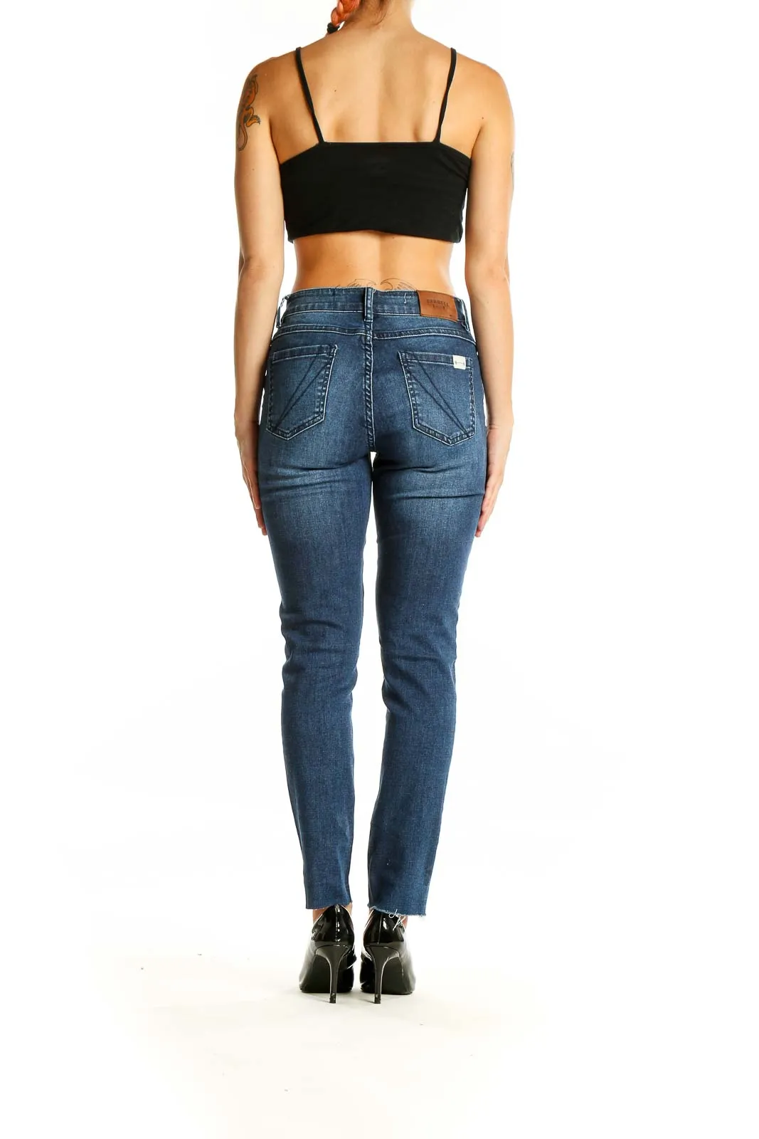 Blue Slim Fit Stretch Denim Jeans
