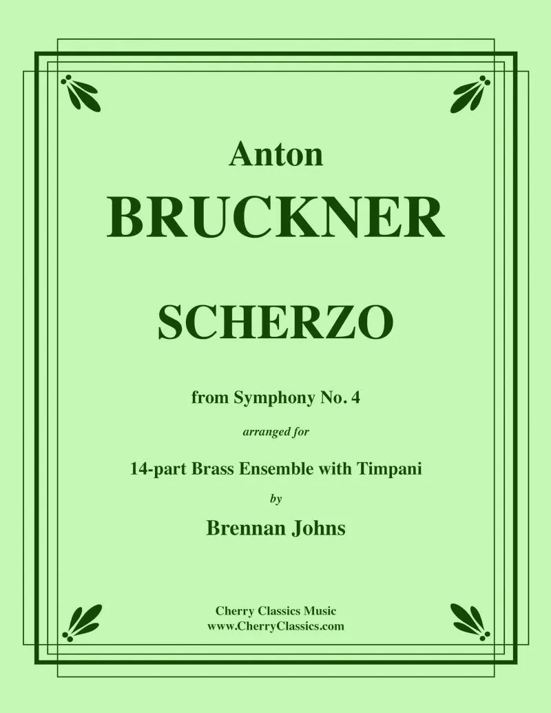 Bruckner - Scherzo from Symphony No. 4 for 15-part Brass Ensemble & Timpani