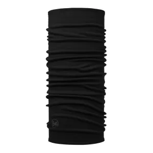 Buff Merino Midweight Solid Black Multifunctional Neckwear