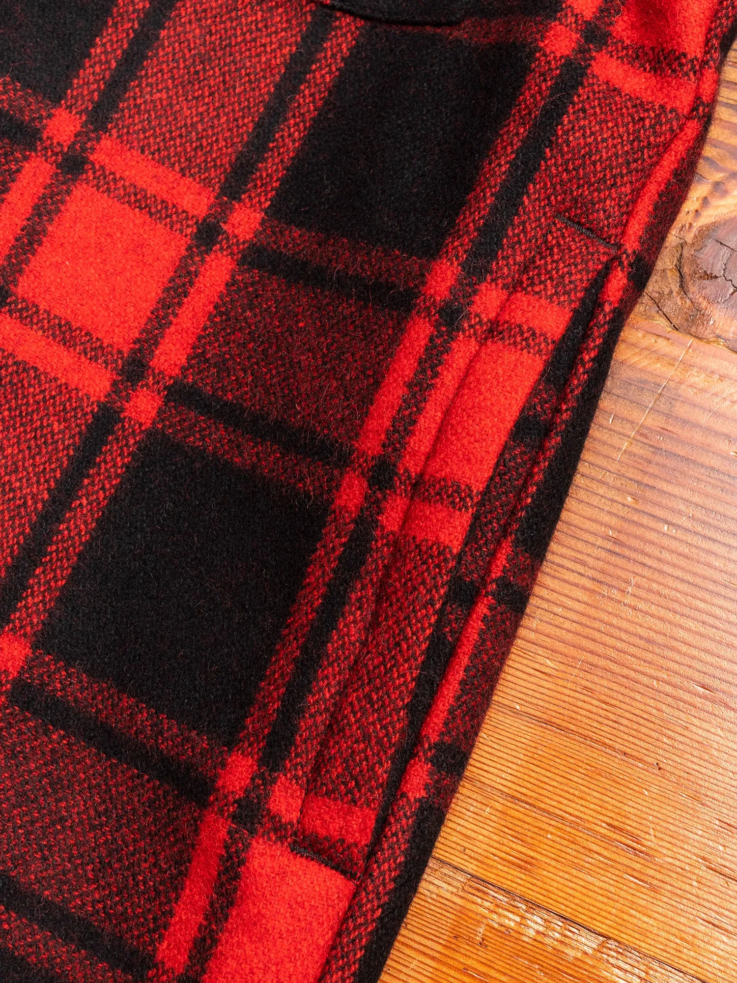 Buffalo Check CPO Shirt in Red
