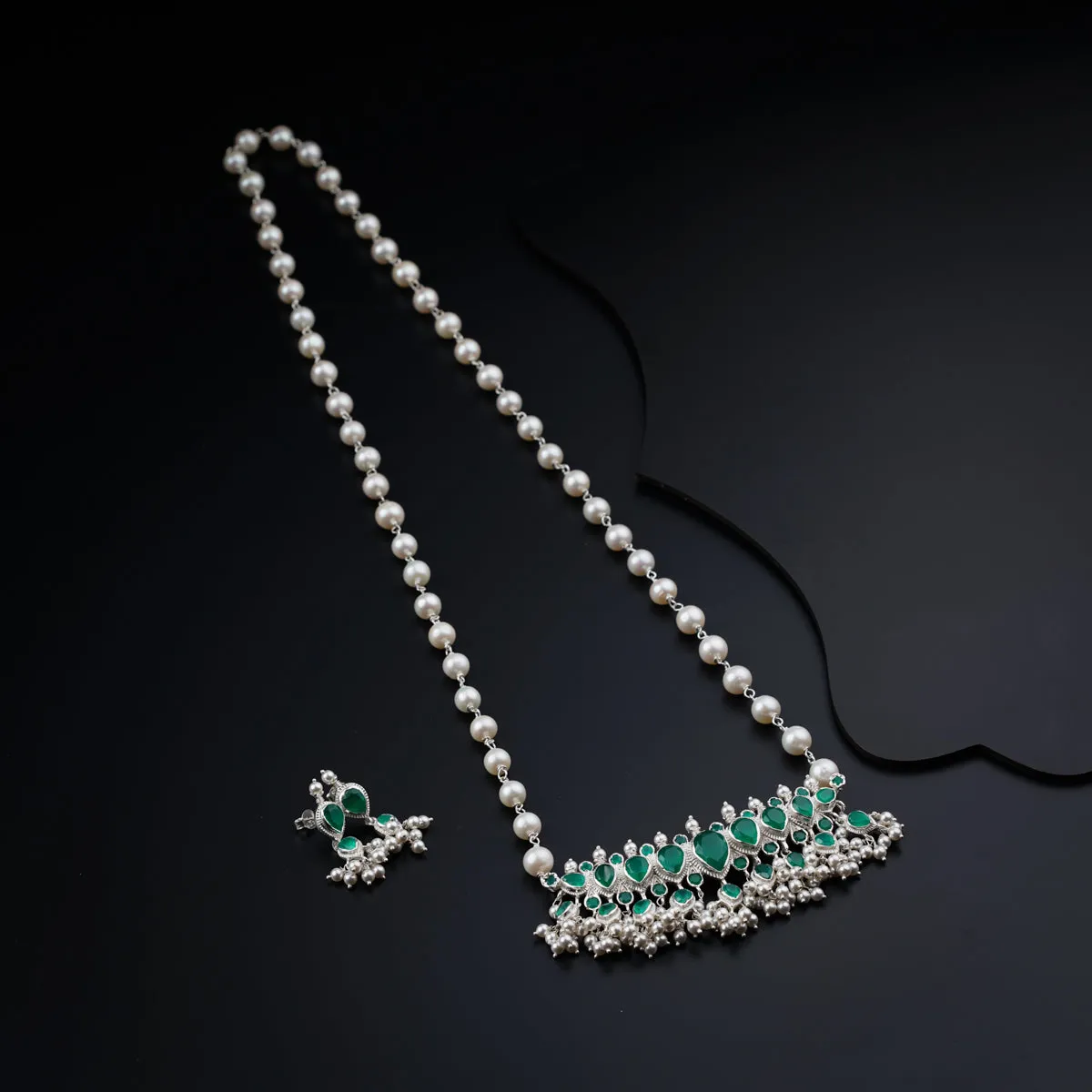 Classic Green Onyx Tanmani Set