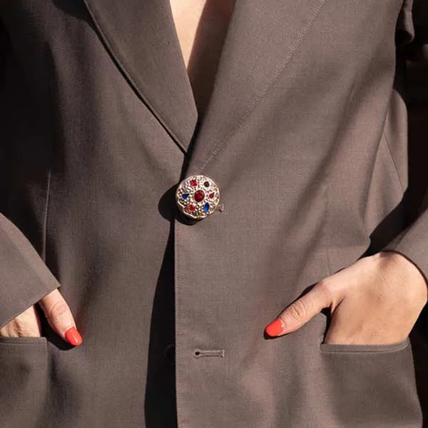 Creative Soul | Gold Brooch