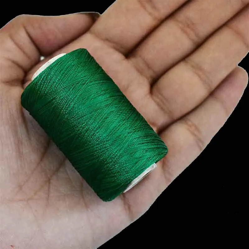 Dark Green Color Generic Silk Thread