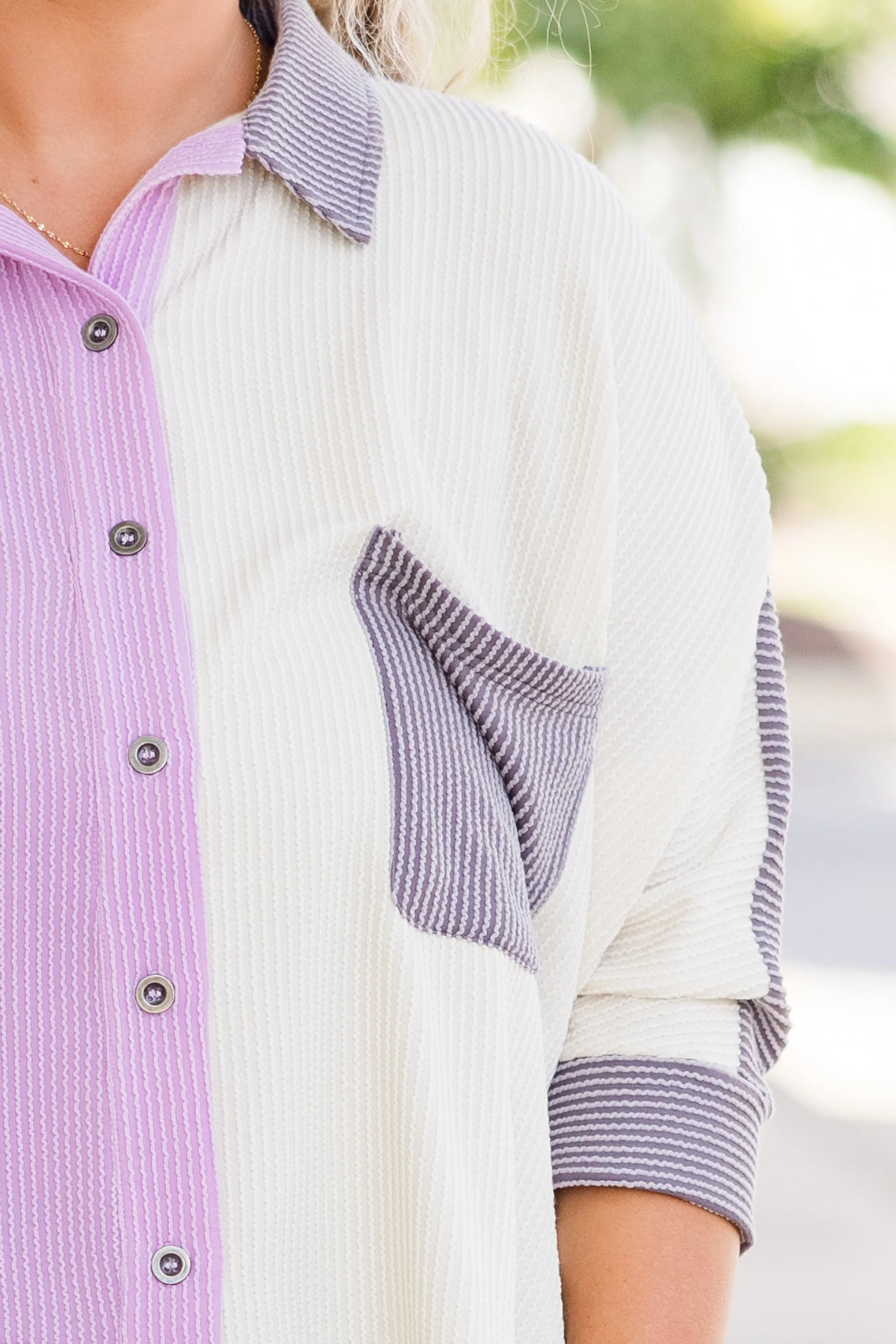 Easygoing Essential Top, Lavender