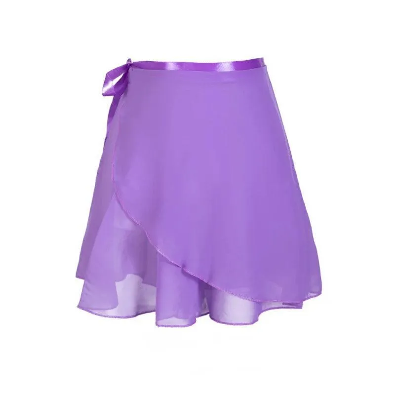 Elegant Ballet Chiffon Skirt & Floral Leotard: Women & Children's Dance Wear
