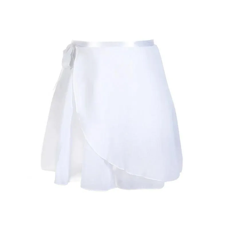 Elegant Ballet Chiffon Skirt & Floral Leotard: Women & Children's Dance Wear