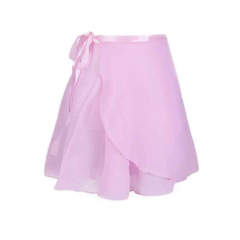 Elegant Ballet Chiffon Skirt & Floral Leotard: Women & Children's Dance Wear