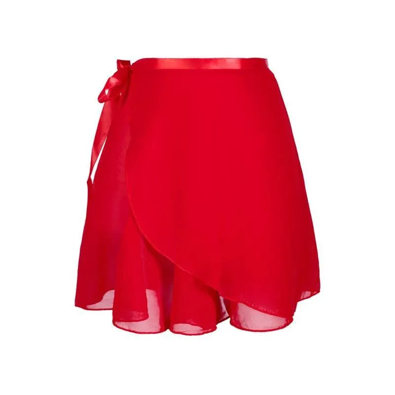 Elegant Ballet Chiffon Skirt & Floral Leotard: Women & Children's Dance Wear