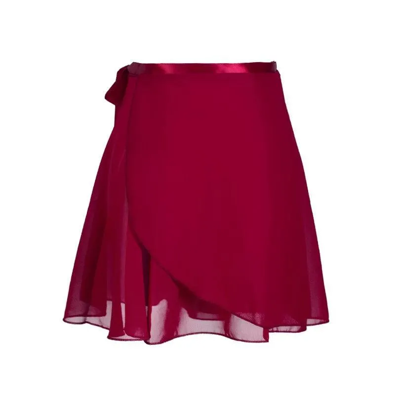 Elegant Ballet Chiffon Skirt & Floral Leotard: Women & Children's Dance Wear