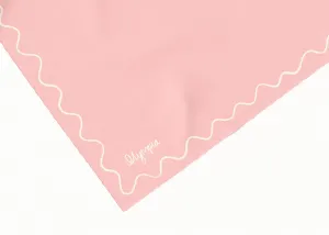 Emilia Blush Glow Silk Cotton Scarf - 54x54cm