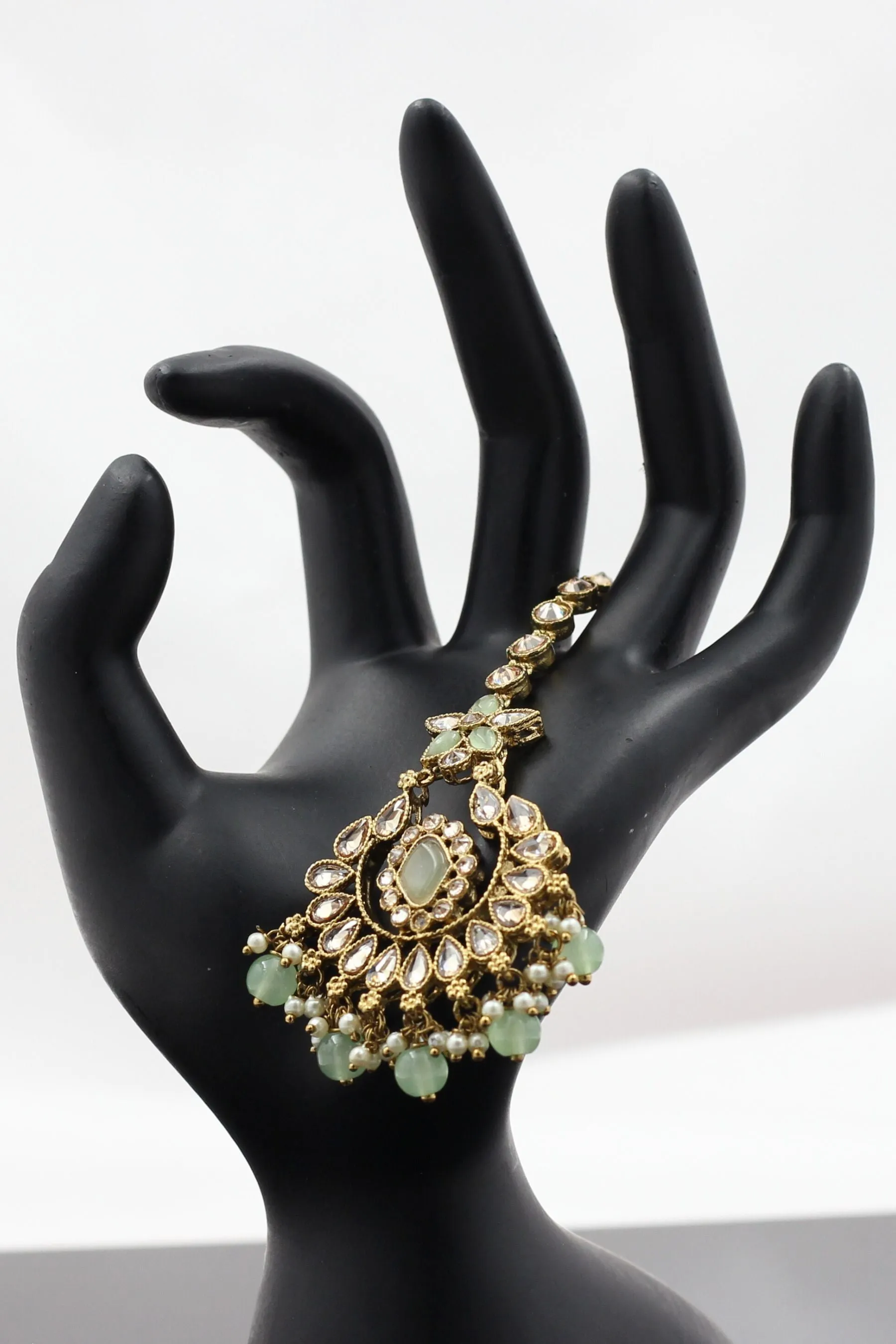Exquisite Stone Work Tikka -Traditional Sparkling Jewelry by JCSFashions