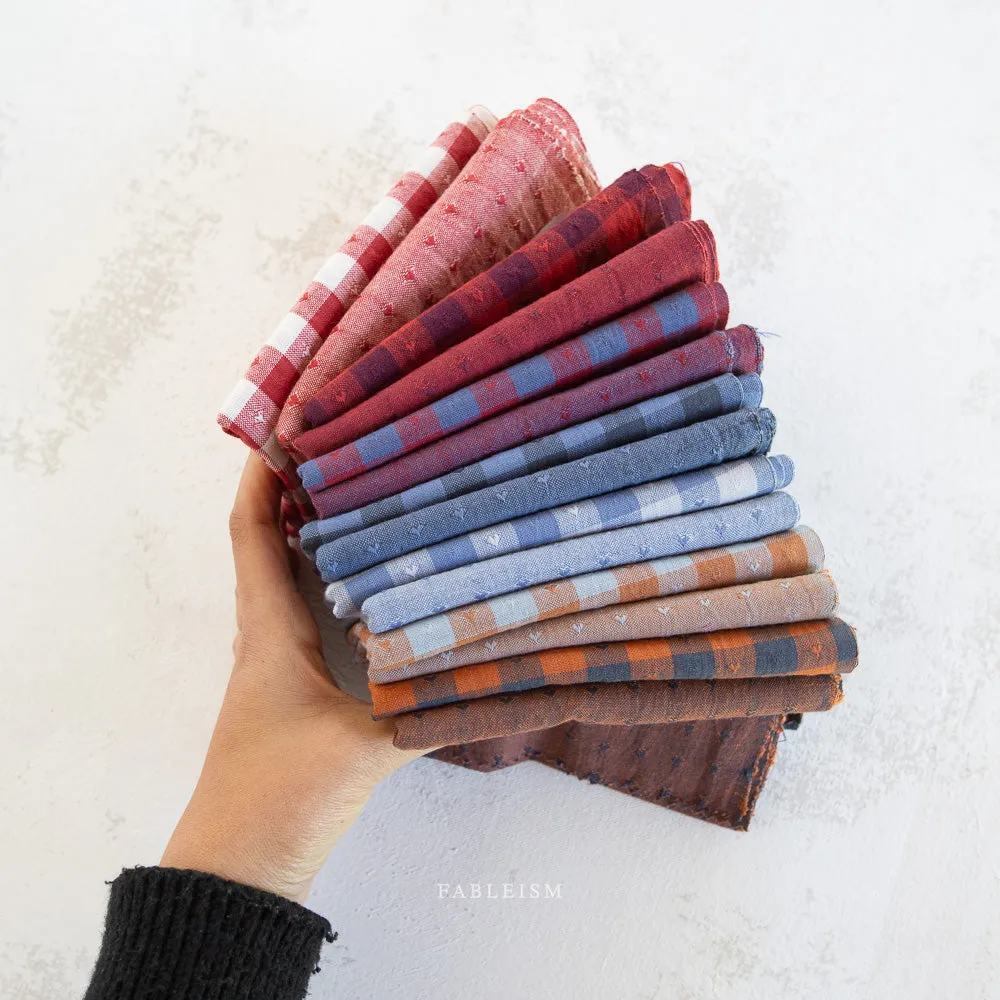 Fableism Queen of Hearts 55" wide, Cherry Dobby, 1/4 yard