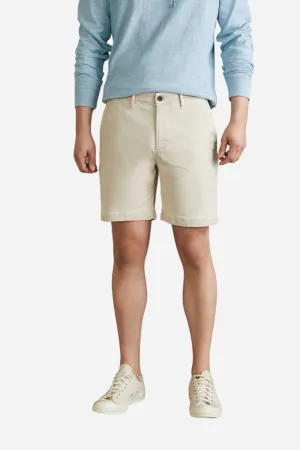 Faherty Coastline Stretch Chino Short 8" in Stone