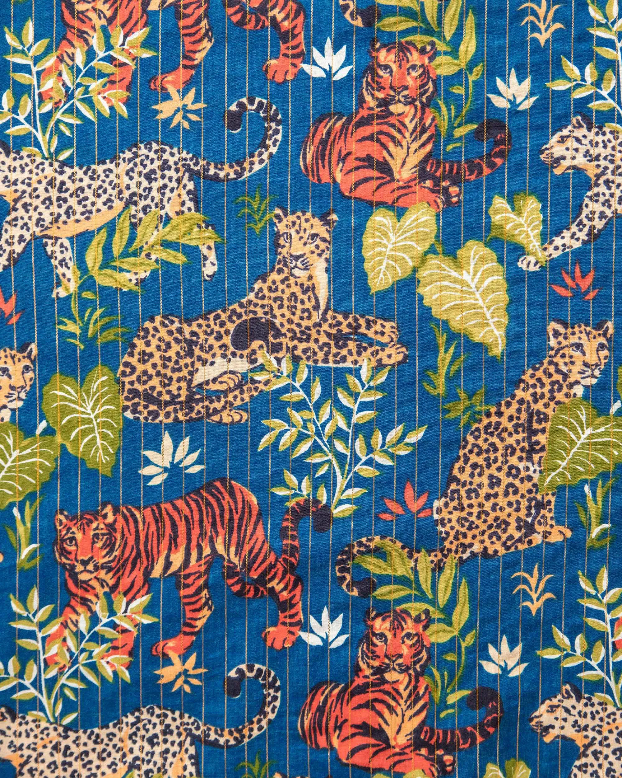 Feline Fatale - Big Plans Blouse - Midnight Swim