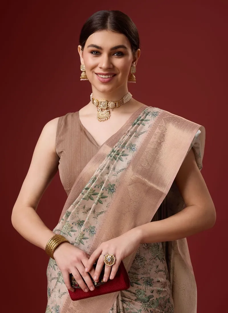 Festive Wear Cotton Digital Saree