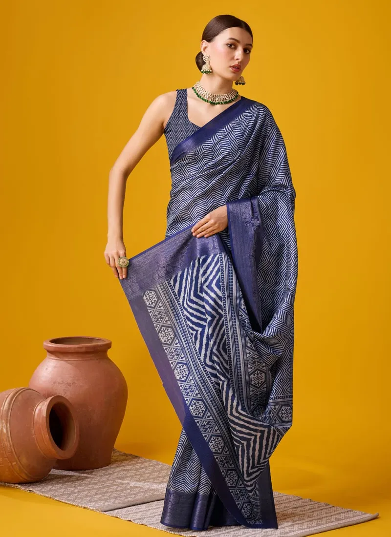Festive Wear Cotton Digital Saree