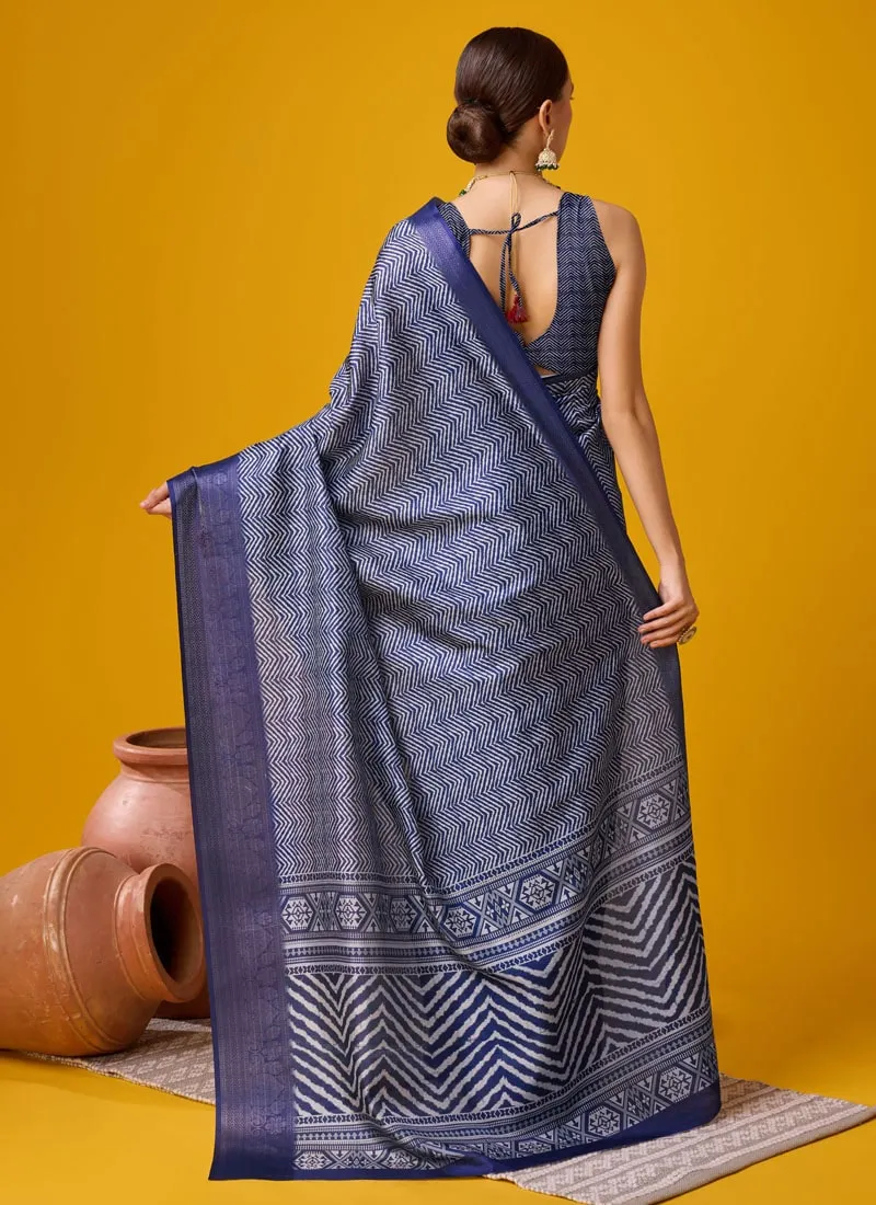 Festive Wear Cotton Digital Saree