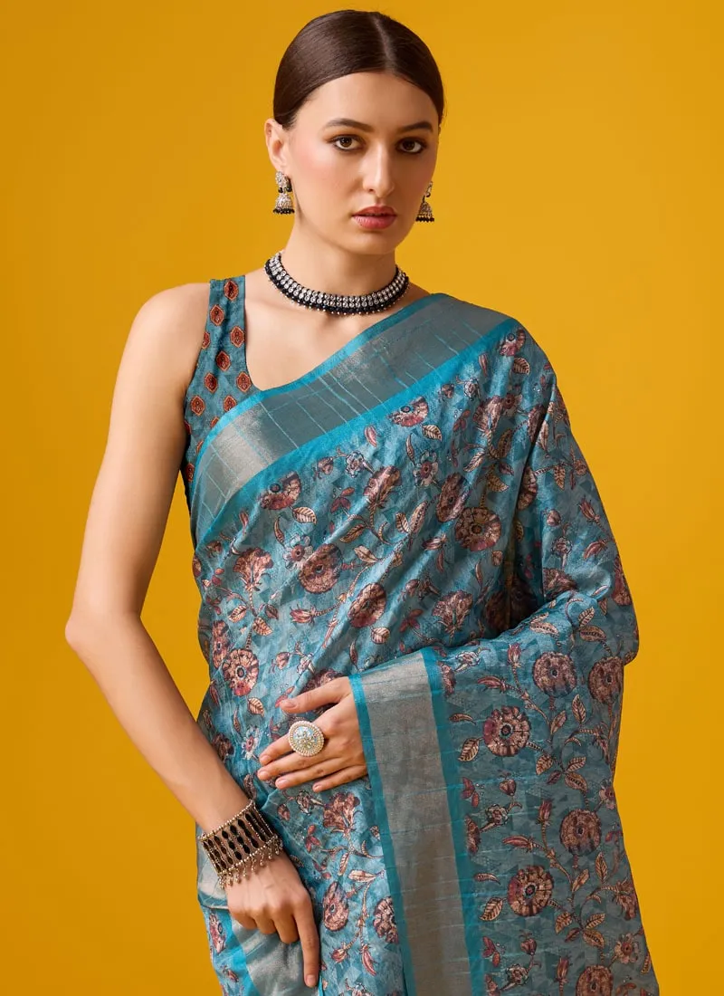 Festive Wear Cotton Digital Saree