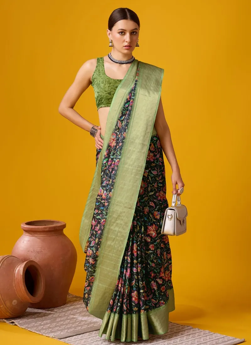Festive Wear Cotton Digital Saree