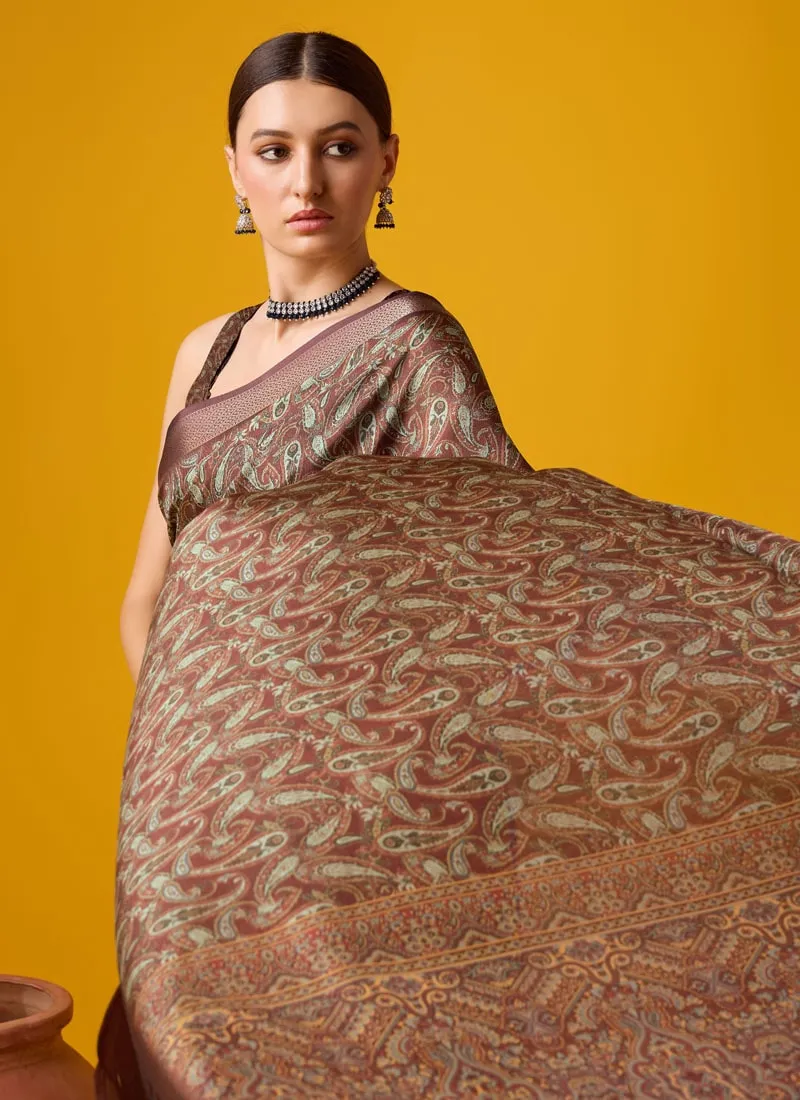 Festive Wear Cotton Digital Saree