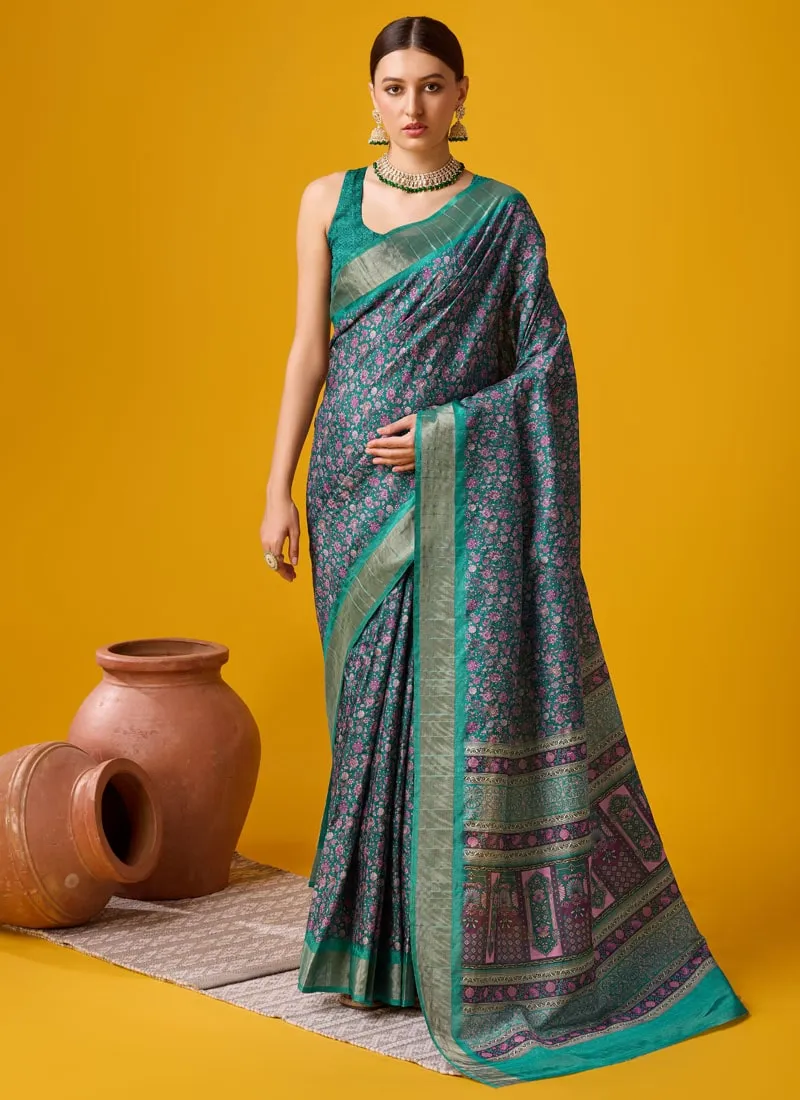 Festive Wear Cotton Digital Saree