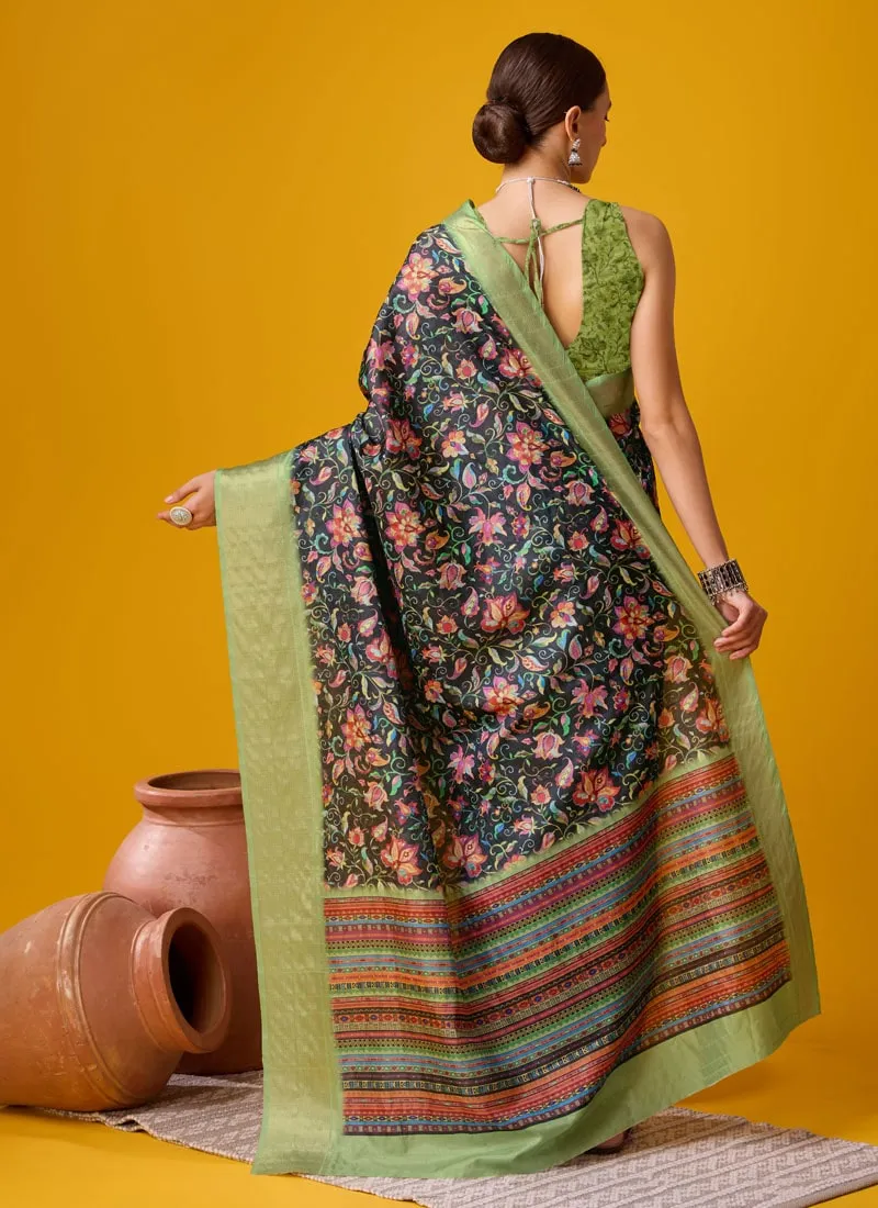 Festive Wear Cotton Digital Saree