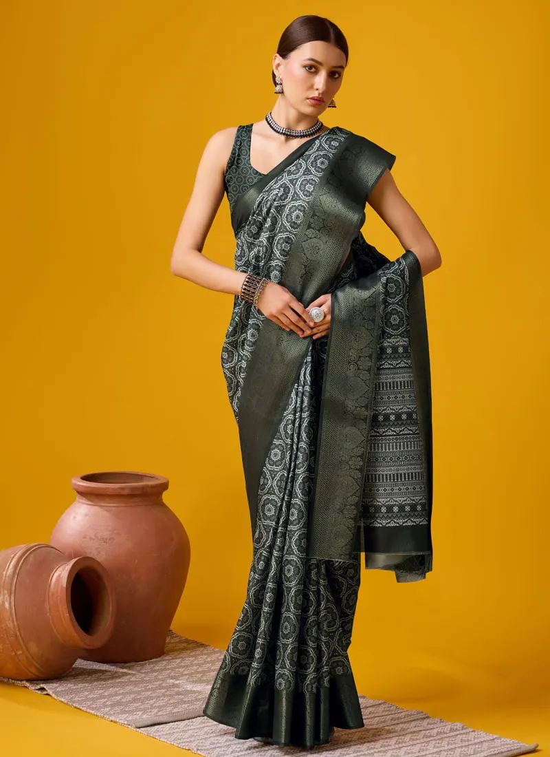 Festive Wear Cotton Digital Saree
