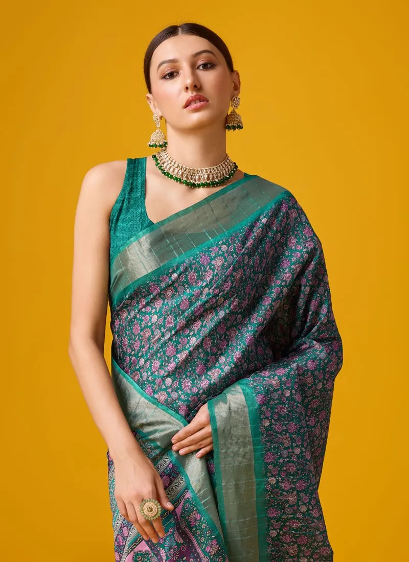 Festive Wear Cotton Digital Saree