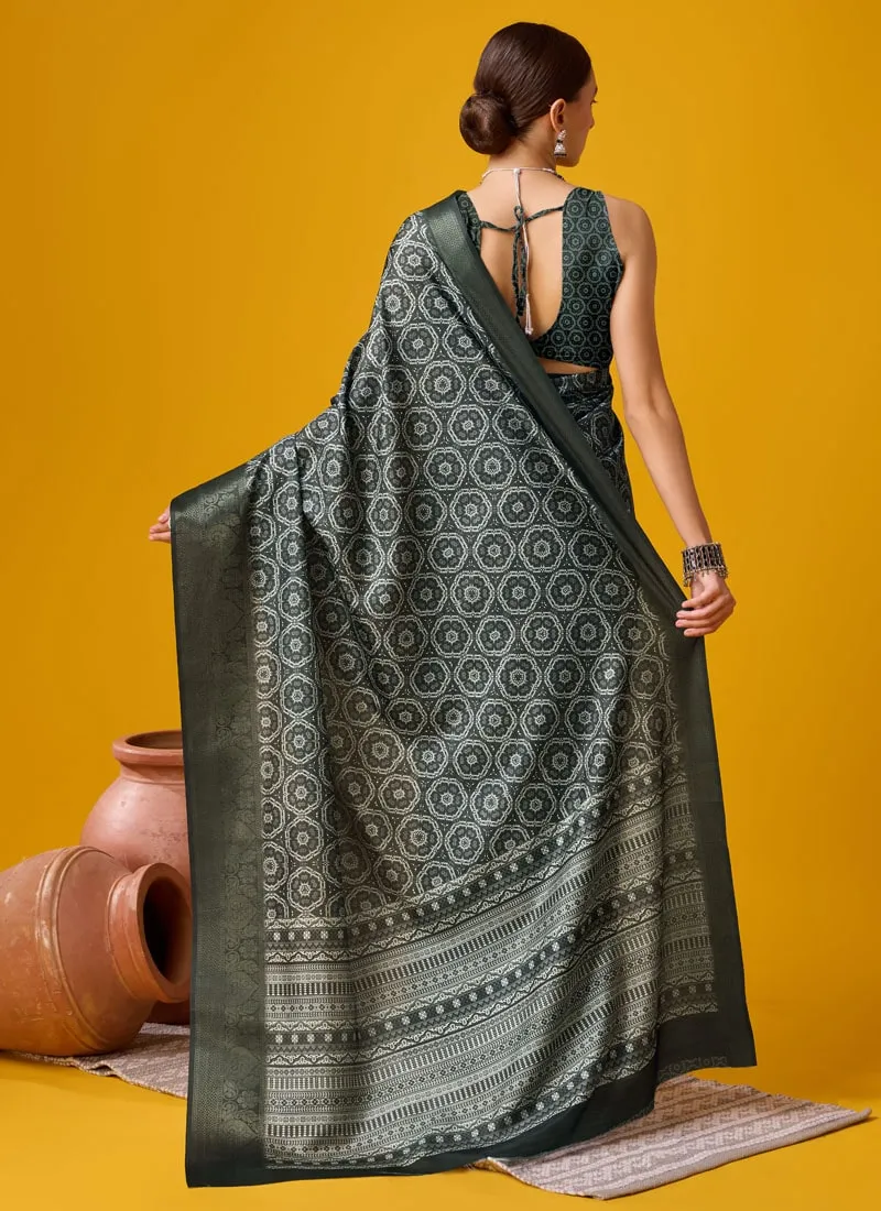 Festive Wear Cotton Digital Saree