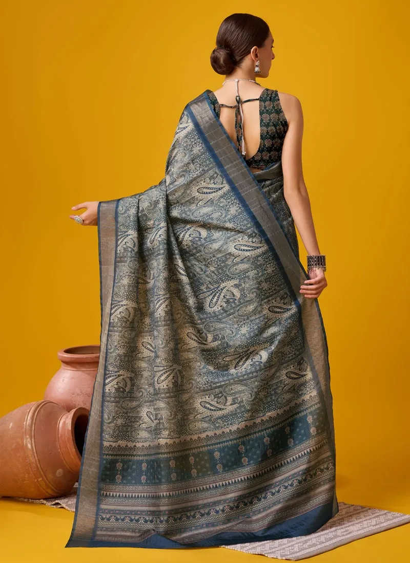 Festive Wear Cotton Digital Saree