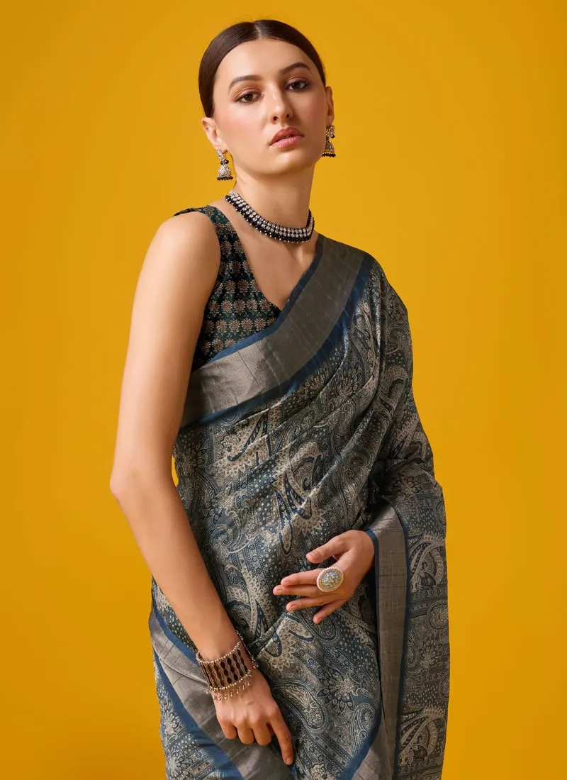 Festive Wear Cotton Digital Saree