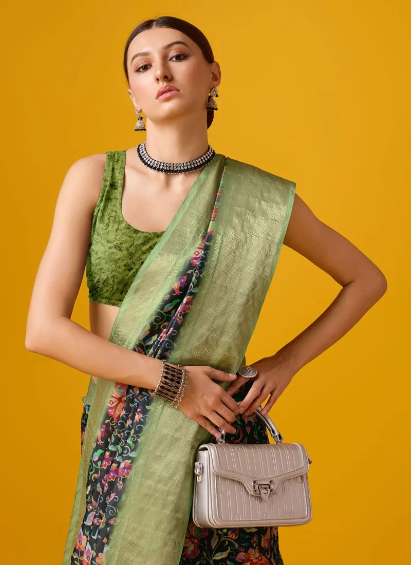 Festive Wear Cotton Digital Saree
