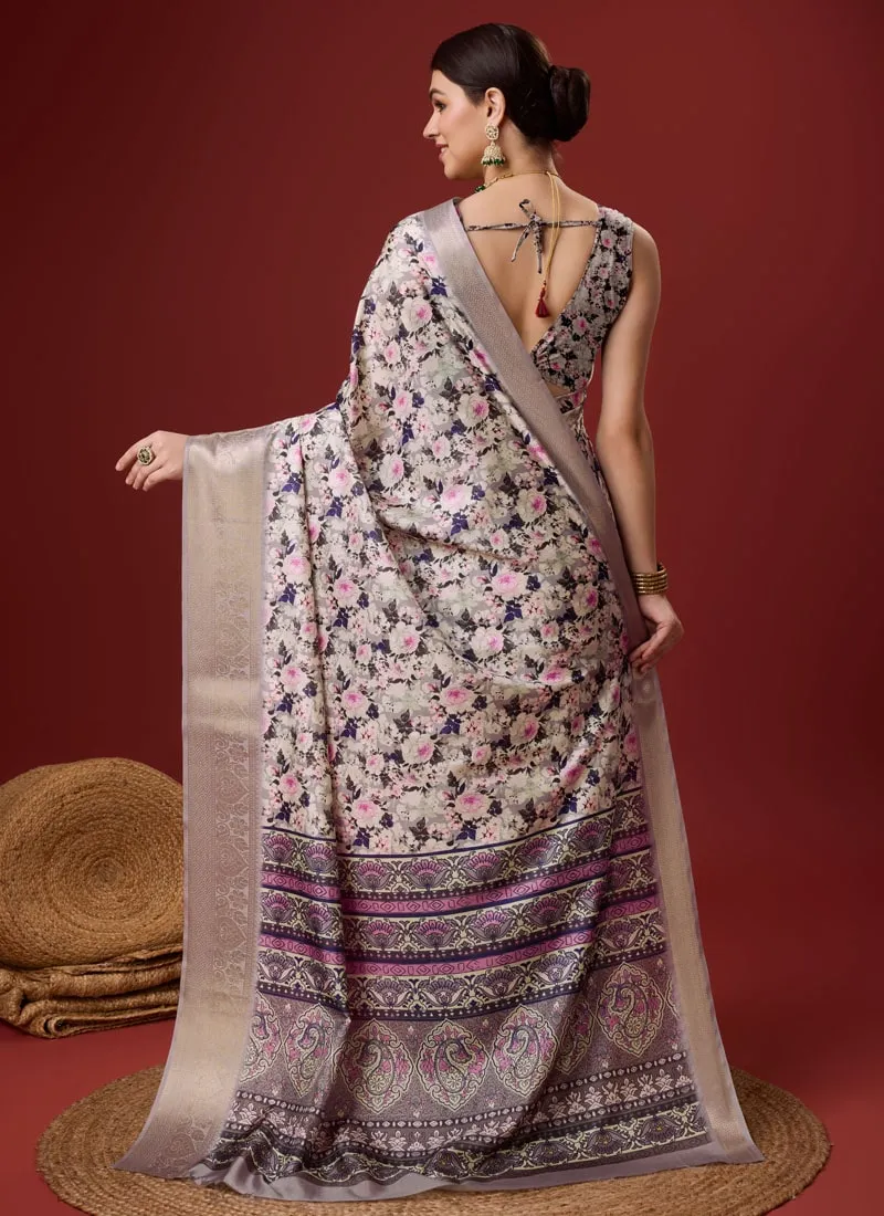 Festive Wear Cotton Digital Saree