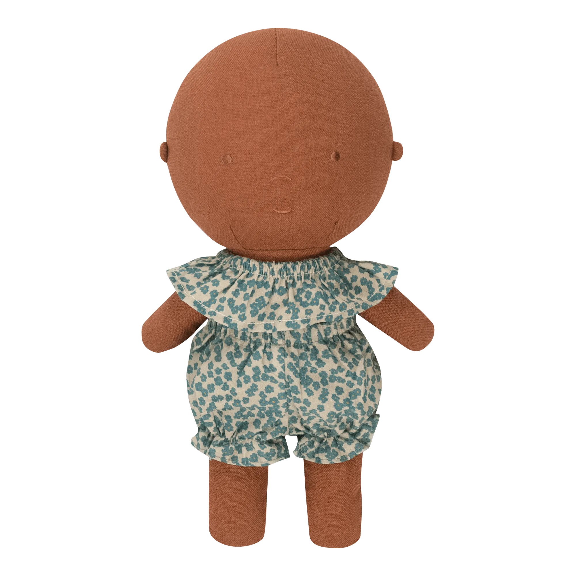 Gommu Green Flowers - Shorts & Collar