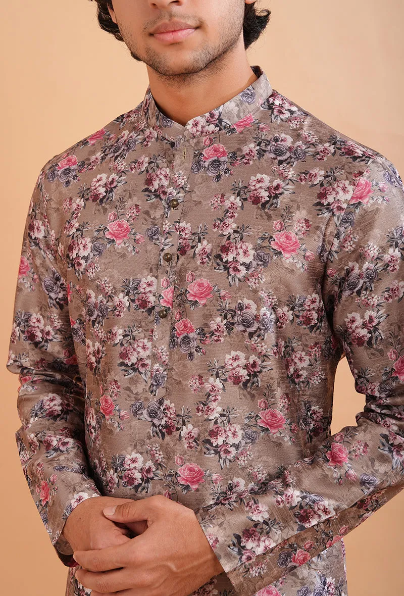Green & Pink Kurta Pajama | Azania