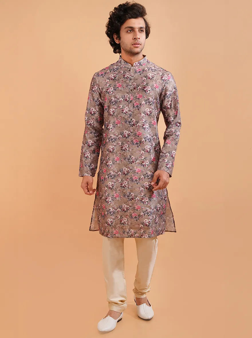 Green & Pink Kurta Pajama | Azania