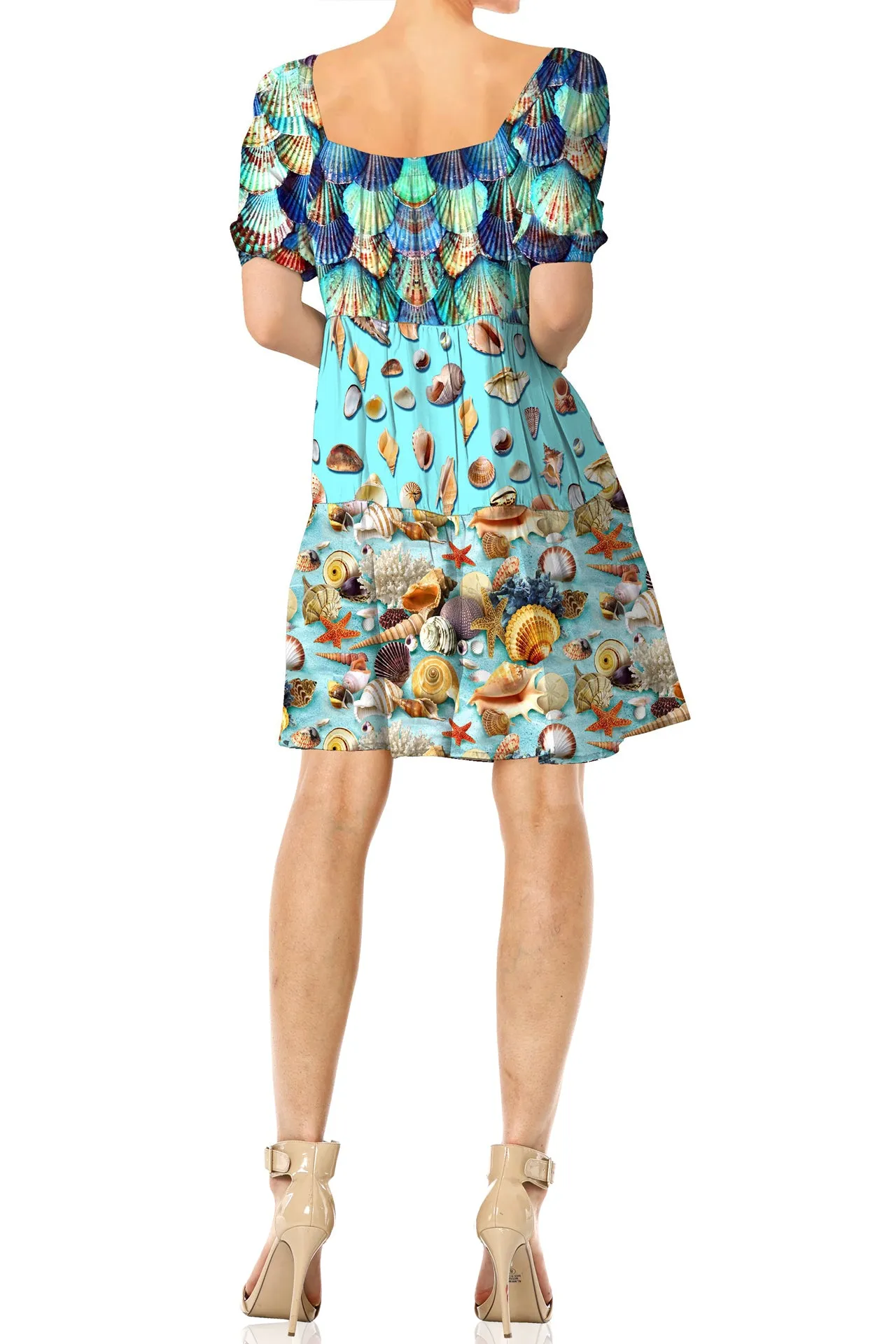 Half Sleeve Short Dresses