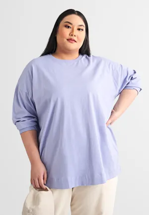 Hilda Single Jersey Long Sleeve Back Pleat Tee