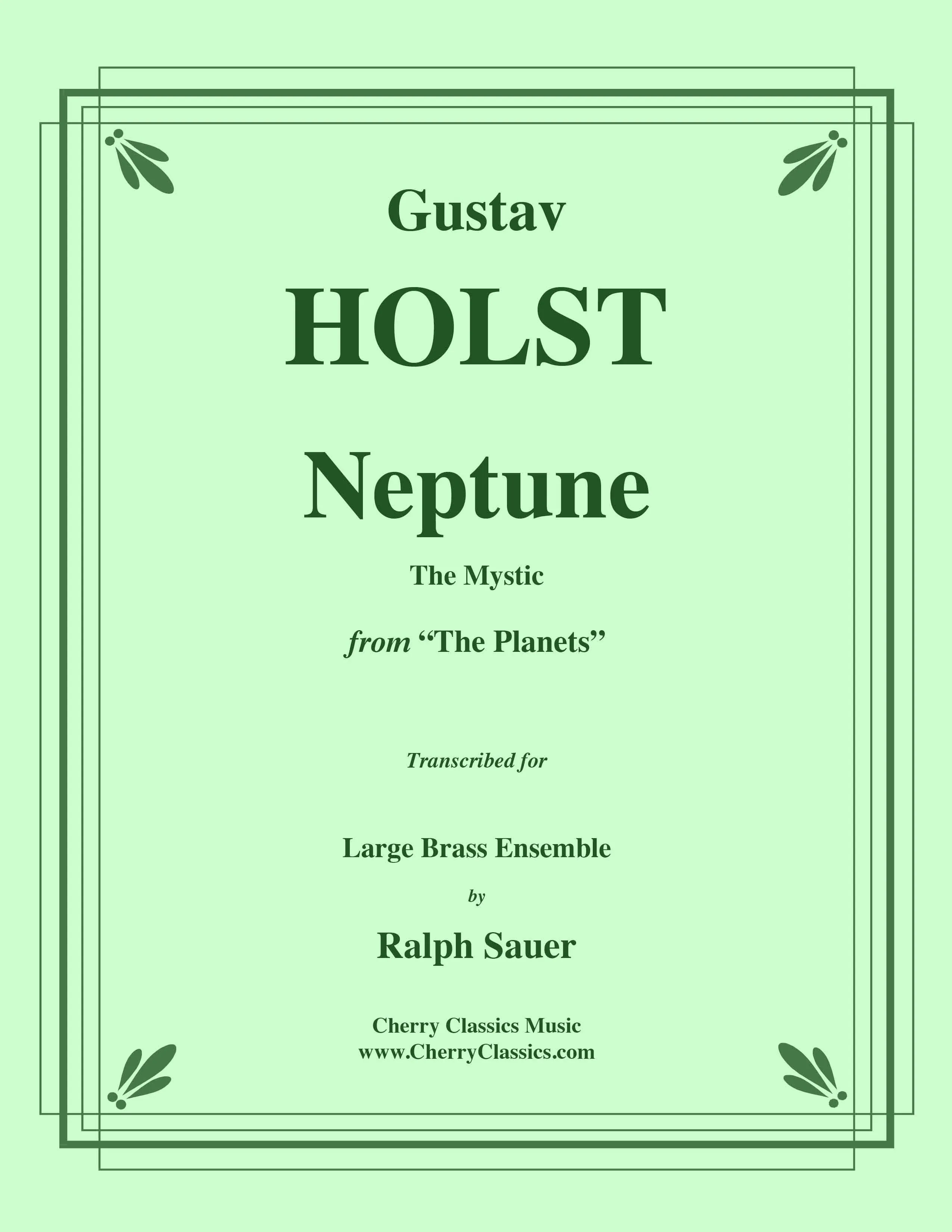 Holst - Neptune, The Mystic for 14-part Brass Ensemble, Timpani & Glockenspiel