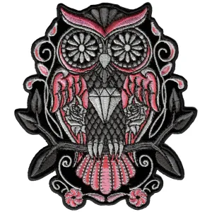 Hot Leathers 4" x 5" Sugar Owl Patch