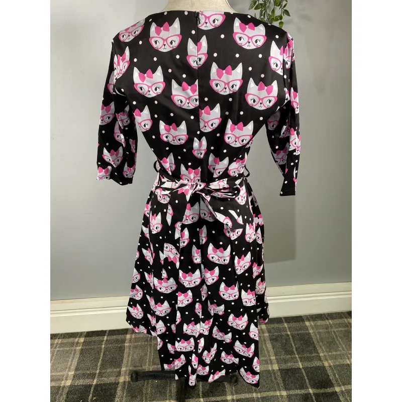 Lady V Dress - Vintage Cats (14)