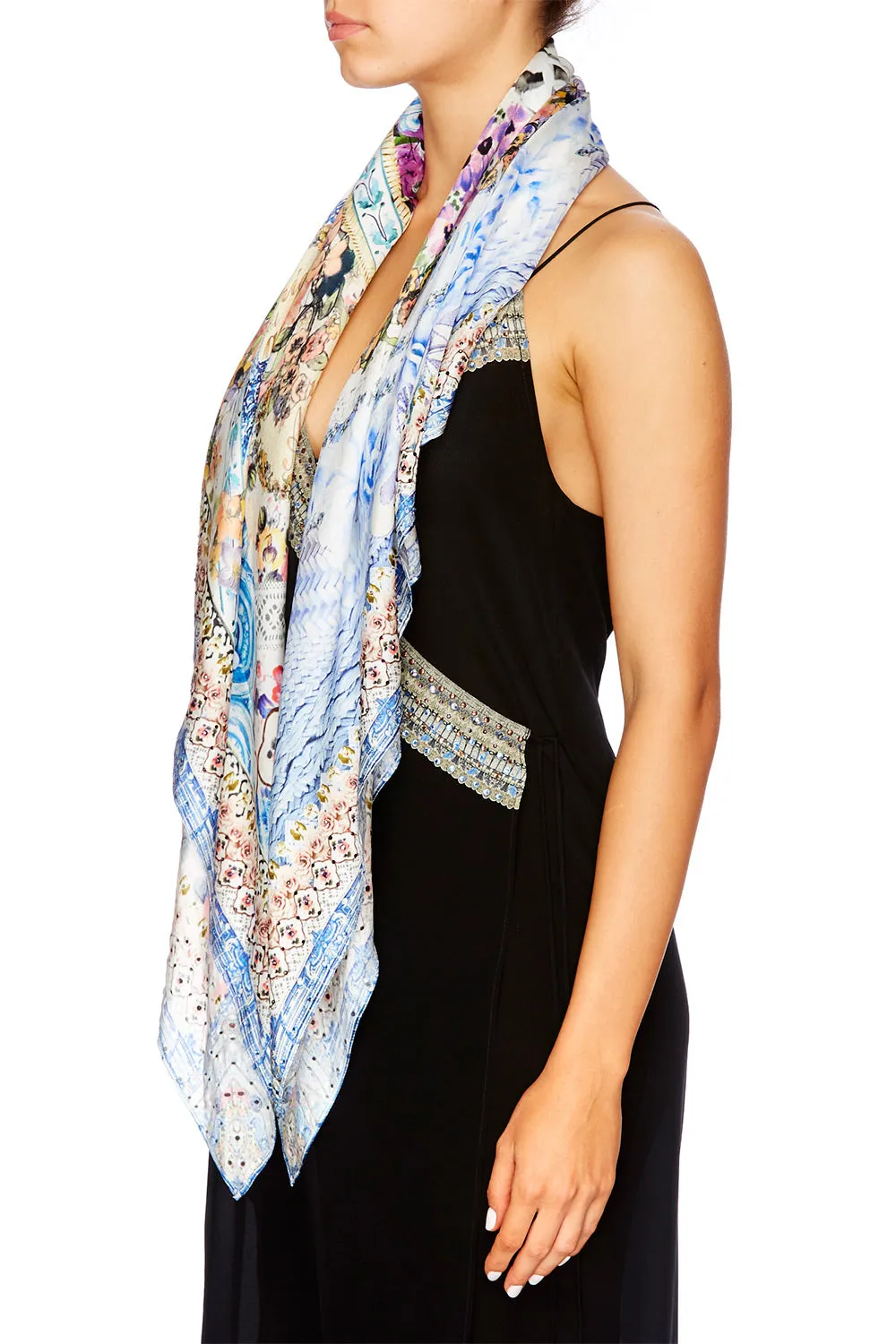 LARGE SQUARE SCARF GIRL NEXT DOOR